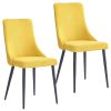 VENICE-SIDE CHAIR-MUSTARD