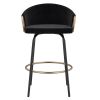 LAVO-26'' COUNTER STOOL-BLACK