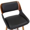 HUDSON-26' COUNTER STOOL PU-BLACK