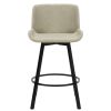 FERN-26'' COUNTER STOOL PU-IVORY
