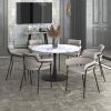 ZILO LG BK_AXEL GRY-7PC DINING SET