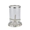 Silver Starfish Candle Hurricane Lantern