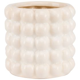 Seville Collection Cream Bubble Planter