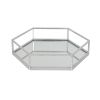 Silver Hexagon Set Of Two Trays