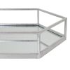 Silver Hexagon Set Of Two Trays
