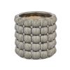 Seville Collection Grey Bubble Planter
