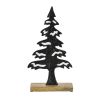 The Noel Collection Cast Tree Black Ornament