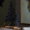 The Noel Collection Large Cast Tree Black Ornament