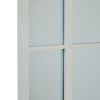 White Large Arched Window Mirror