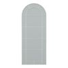 White Large Arched Window Mirror