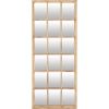 Tall Washed Wood Window Mirror