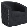 VELCI-ACCENT CHAIR-BLACK