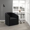 VELCI-ACCENT CHAIR-BLACK