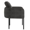 PETRIE-ACCENT CHAIR-CHARCOAL