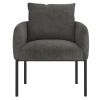 PETRIE-ACCENT CHAIR-CHARCOAL