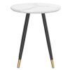 EMERY-ACCENT TABLE-WHITE