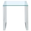 ZEVON-ACCENT TABLE-SILVER