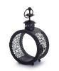 Lantern (Set of 2) 9"H Iron/Glass