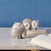 Cat (Set of 4) 3.5"H, 5"H Terracotta