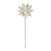 Poinsettia Stem (Set of 6) 30"H Velvet