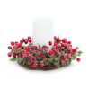 Mini Wreath/Candle Ring (Set of 6) 10.5"D Plastic
