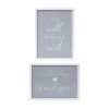 It Is Well and Thank You Plaque (Set of 2) 11.75" x 15.75" MDF