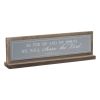 Serve The Lord and Trust Sign (Set of 2) 11.75"L x 3.75"H MDF