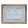 Framed Recipe Card (Set of 4) 13.5"L x 10.25"H MDF/Wood