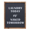 Laundry Sign 12"L x 15"H MDF/Wood
