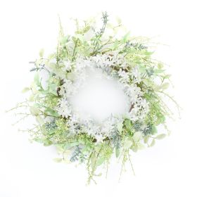 Mixed Wreath 21.5"D EVA/Fabric/Plastic