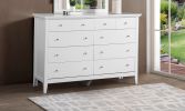 Glory Furniture Hammond G5490-D Dresser , White - as Pic