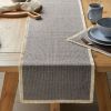 Better Homes & Gardens Fringe Cotton-Rich 14" x 90" Table Runner, Grey - Better Homes & Gardens