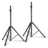 5 Core 2 Pieces Black Heavy Duty Height Adjustable 40 to 72 inches Tripod PA Monitor Holder Large Speakers DJ Stand para Bocinas SS HD 2PK BLK WOB - S