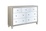ACME Sliverfluff Dresser, Mirrored & Champagne Finish BD00246 - as Pic