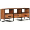 TV Stand 43.3"x11.8"x17.7" Solid Wood Acacia - Blue