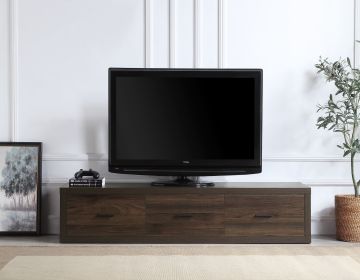 ACME Harel TV Stand, Walnut Finish LV00444 - as pic