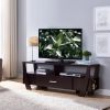 ID USA 182316 TV Stand Red Cocoa - as Pic