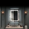4 Size Bathroom LED Vanity Mirror Wall Mounted Makeup Mirror with Light (Horizontal/Vertiacl) - 32 x 24 Inch