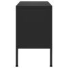 TV Stand Black 41.3"x13.8"x19.7" Steel - Black