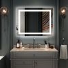 4 Size Bathroom LED Vanity Mirror Wall Mounted Makeup Mirror with Light (Horizontal/Vertiacl) - 32 x 24 Inch