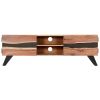TV Stand 55.1"x11.8"x17.7" Solid Wood Acacia - Brown