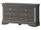 Glory Furniture Verona G6702-D Dresser , Metalic Black - as Pic