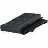 30-inch Collapsible Storage Ottoman, Quilted Black Faux Leather - Black