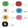 7pcs 1/4 inch Quick Connect High Pressure Washer Gun Spray Nozzle Tips 4000 Psi Cleaning Accessories Lance car cleaning - Colorless