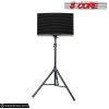 5 Core 2 Pieces Black Heavy Duty Height Adjustable 40 to 72 inches Tripod PA Monitor Holder Large Speakers DJ Stand para Bocinas SS HD 2PK BLK WOB - S
