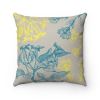 Blooming Floral Double Sided Faux Suede Cushion - 4 Sizes - 14" x 14"