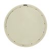 D20x1.5"Transitional Decor Style Mango Wood Wall Mirror Wall Decor with Frame of Solid Mango Wood for Bathroom,Entryway Console Lean Against Wall - as