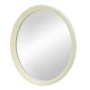 D20x1.5"Transitional Decor Style Mango Wood Wall Mirror Wall Decor with Frame of Solid Mango Wood for Bathroom,Entryway Console Lean Against Wall - as