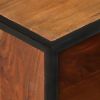 TV Stand 43.3"x11.8"x17.7" Solid Wood Acacia - Blue