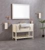 48*36 LED Lighted Bathroom Wall Mounted Mirror with High Lumen+Anti-Fog Separately Control - Gold